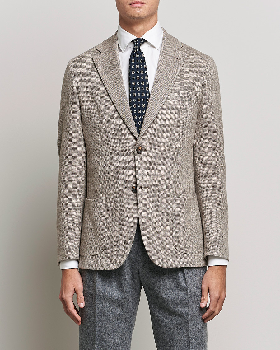 Men | Blazers | Morris Heritage | Mike Cashmere Blazer Khaki