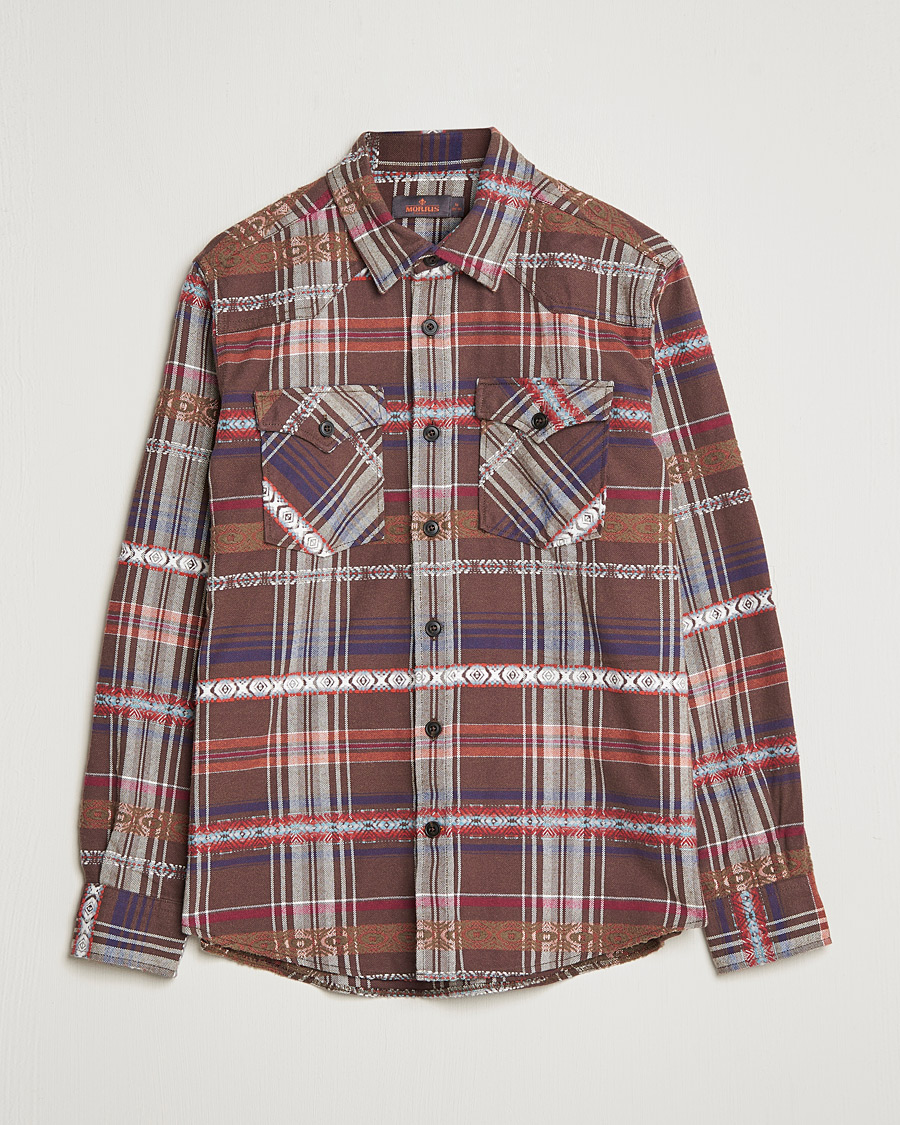 Men | Shirts | Morris | Walton Inca Overshirt Brown