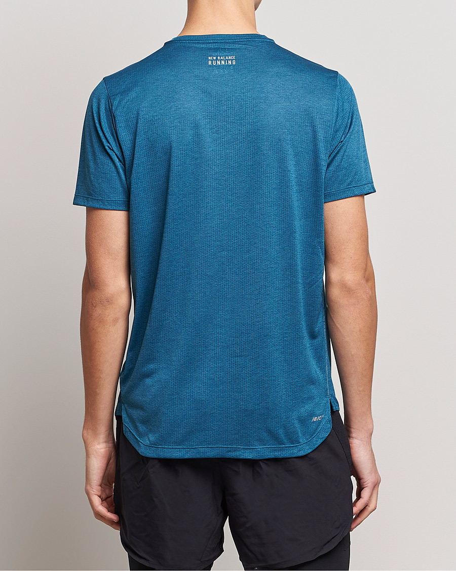 Men | T-Shirts | New Balance Running | Impact Run Short Sleeve T-Shirt Dark Moonstone