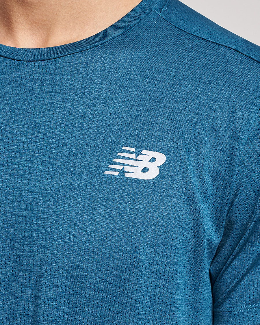 Men | T-Shirts | New Balance Running | Impact Run Short Sleeve T-Shirt Dark Moonstone