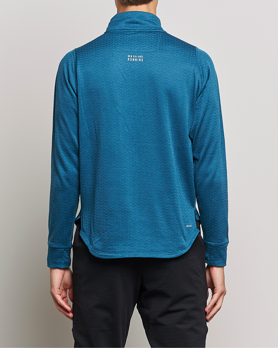 Men | Sweaters & Knitwear | New Balance Running | Heat Grid Half Zip Dark Moonstone