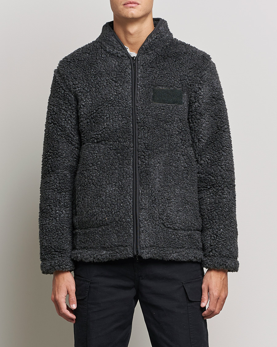 Men | Sweaters & Knitwear | NN07 | Morten Fleece Full Zip Dark Army