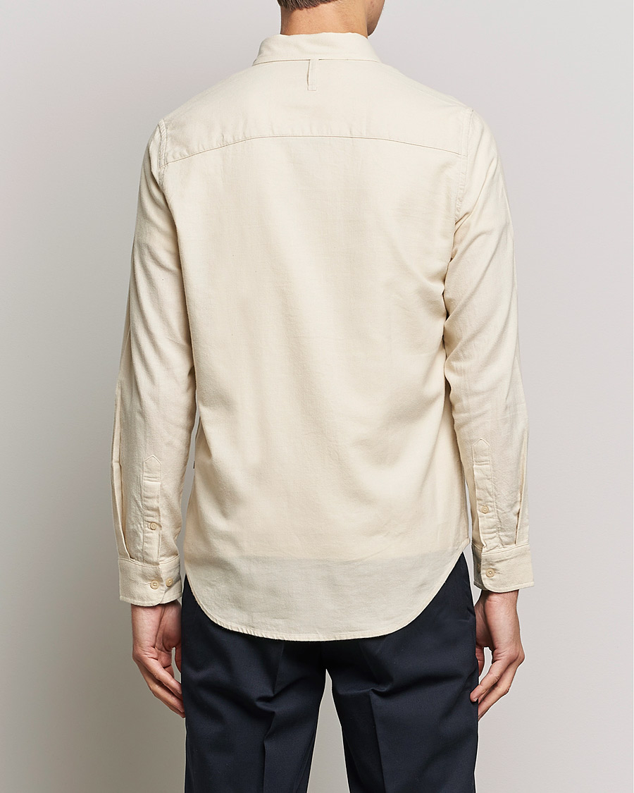 Men | Shirts | NN07 | Arne Brushed Flannel Shirt Ecru