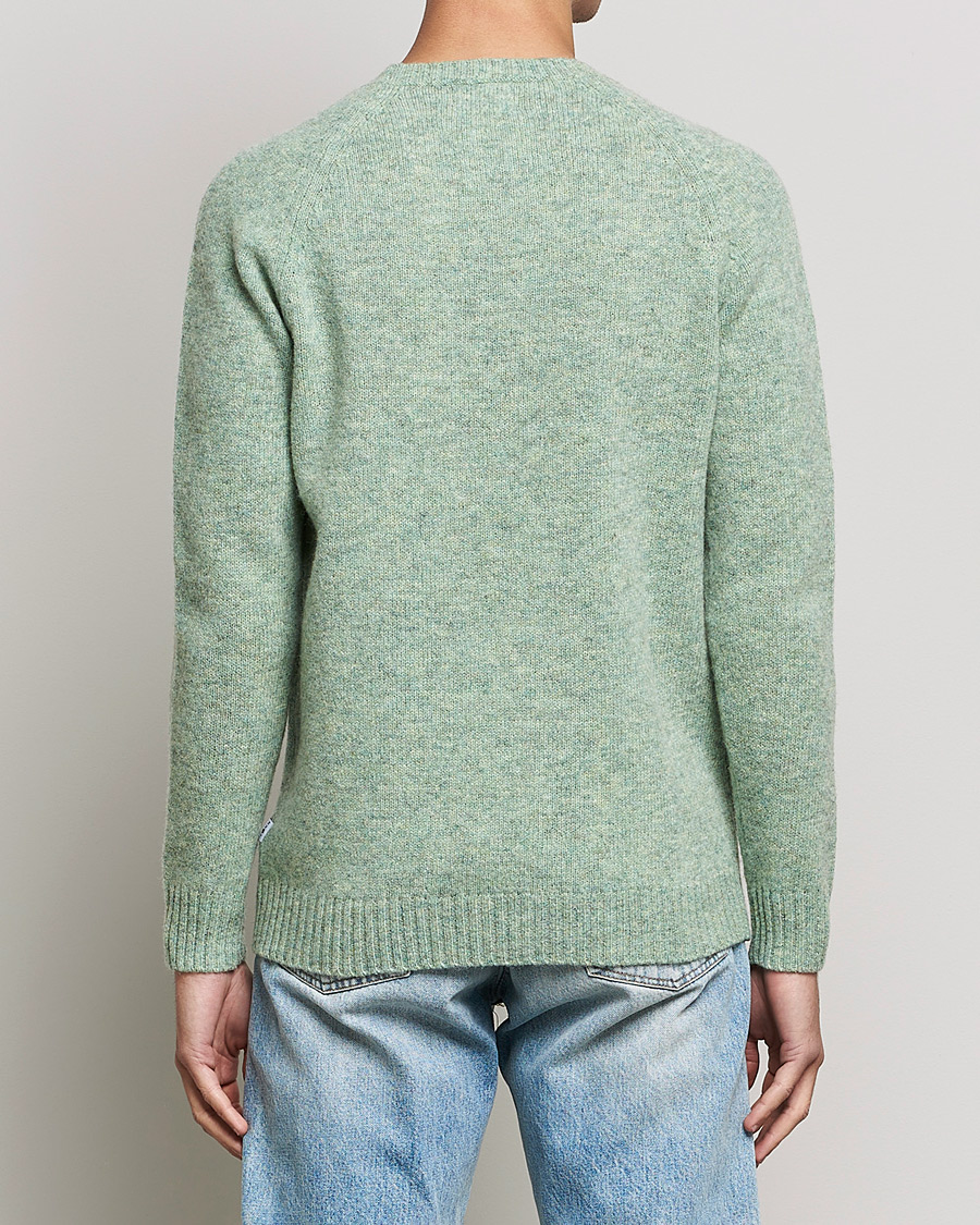 Men | Sweaters & Knitwear | NN07 | Nathan Brushed Crew Neck Dusty Green