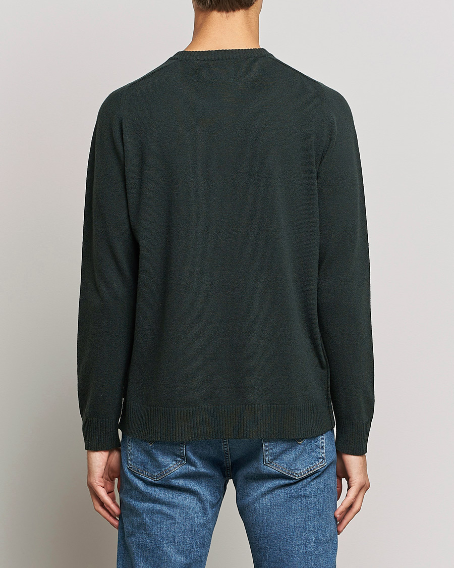 Men | Sweaters & Knitwear | NN07 | Edward Lambswool Crew Neck Pullover Dark Army