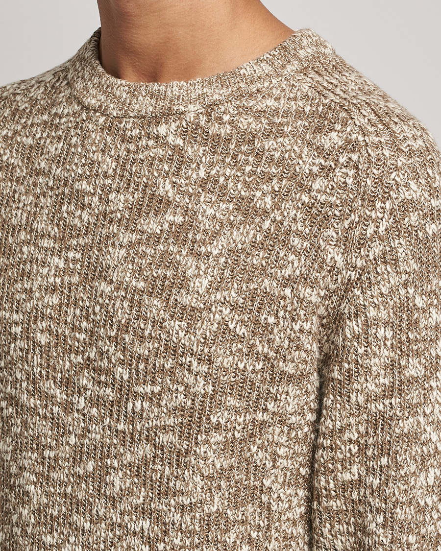 Men | Sweaters & Knitwear | NN07 | Jesse Cotton Knitted Sweater Pyramid Melange