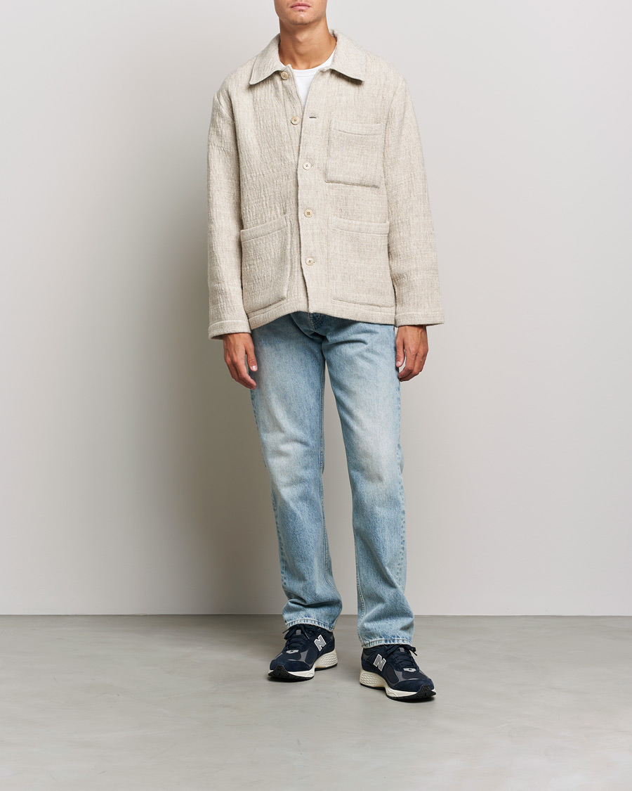 Men | Shirts | NN07 | Ibrahim Structured Overshirt Off White