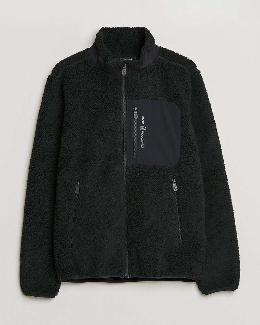 Men | Sweaters & Knitwear | Sail Racing | Bowman Pile Zip Jacket Carbon