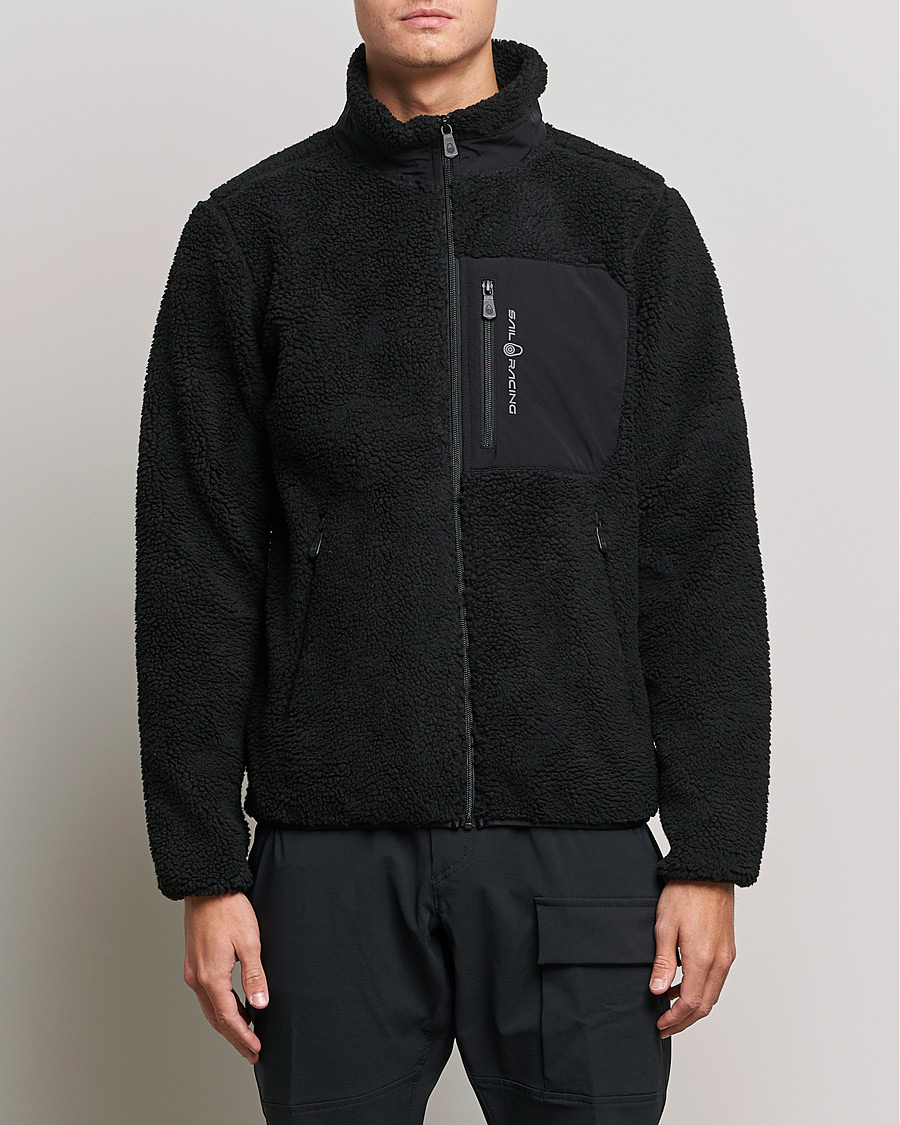 Men | Sweaters & Knitwear | Sail Racing | Bowman Pile Zip Jacket Carbon