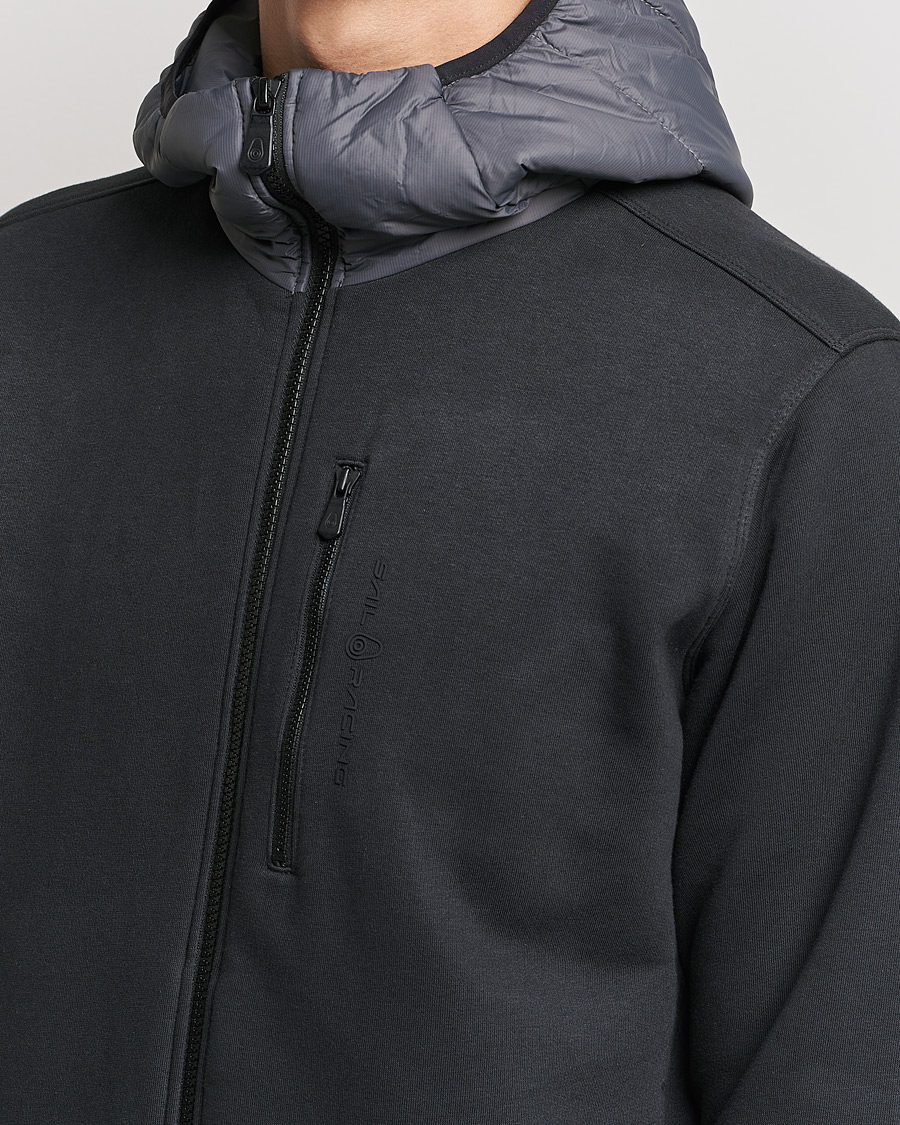 Men | Sweaters & Knitwear | Sail Racing | Bowman Down Zip Hood Carbon