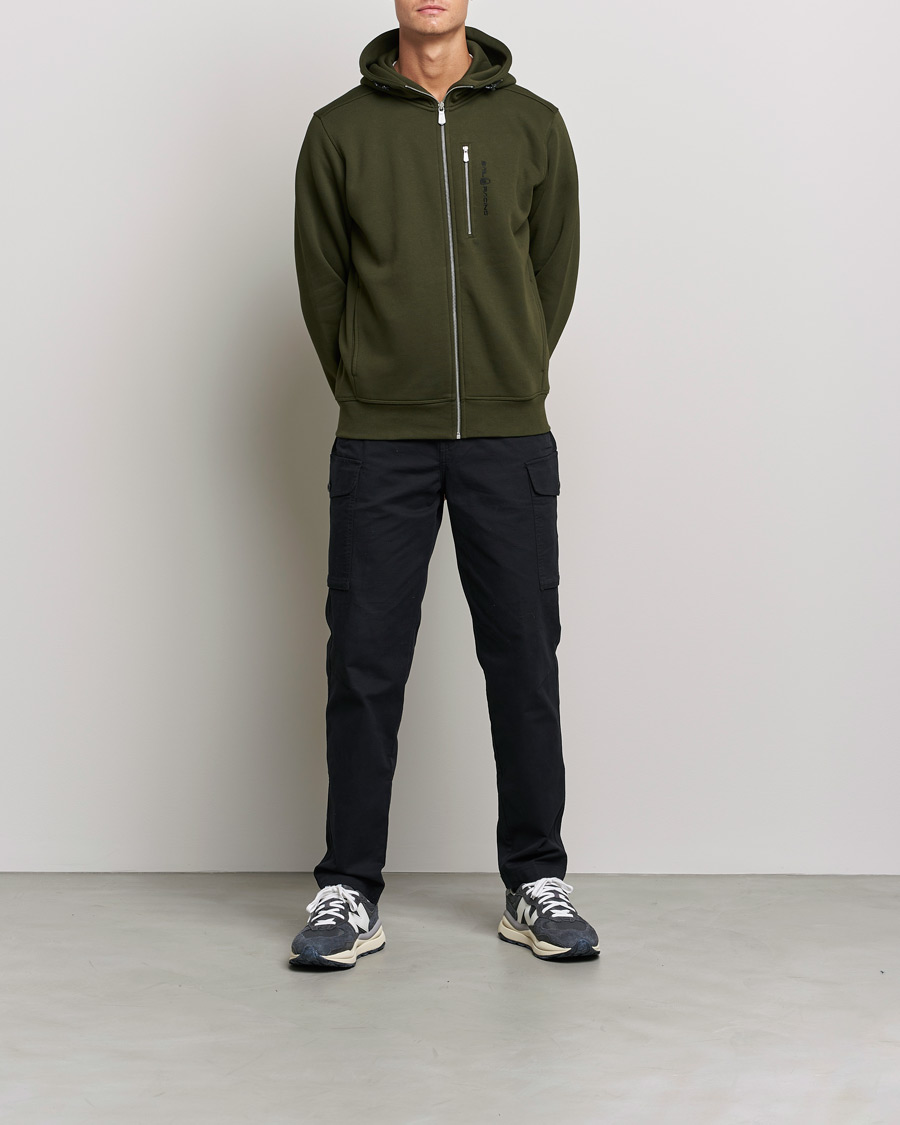 Men | Sweaters & Knitwear | Sail Racing | Bowman Zip Hood Dark Forest