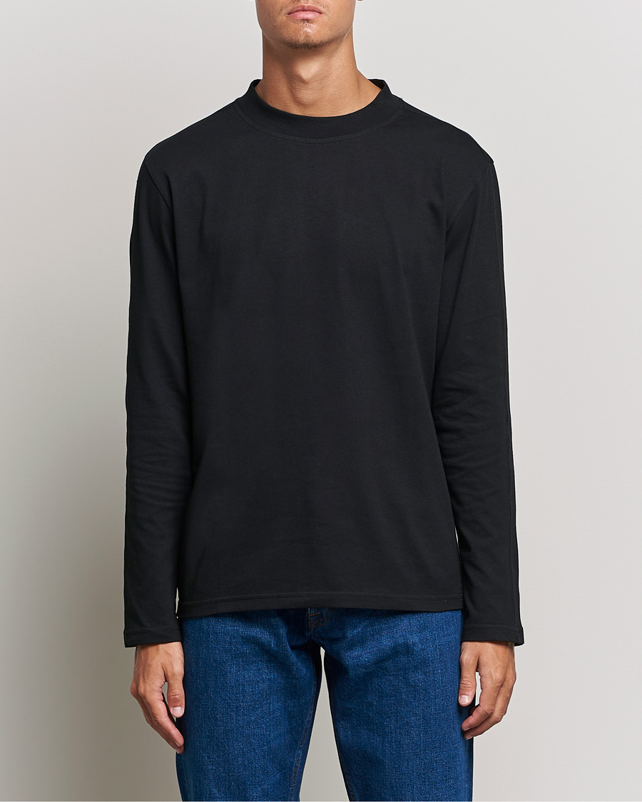 Men | T-Shirts | Tiger of Sweden | Landler Long Sleeve Tee Black
