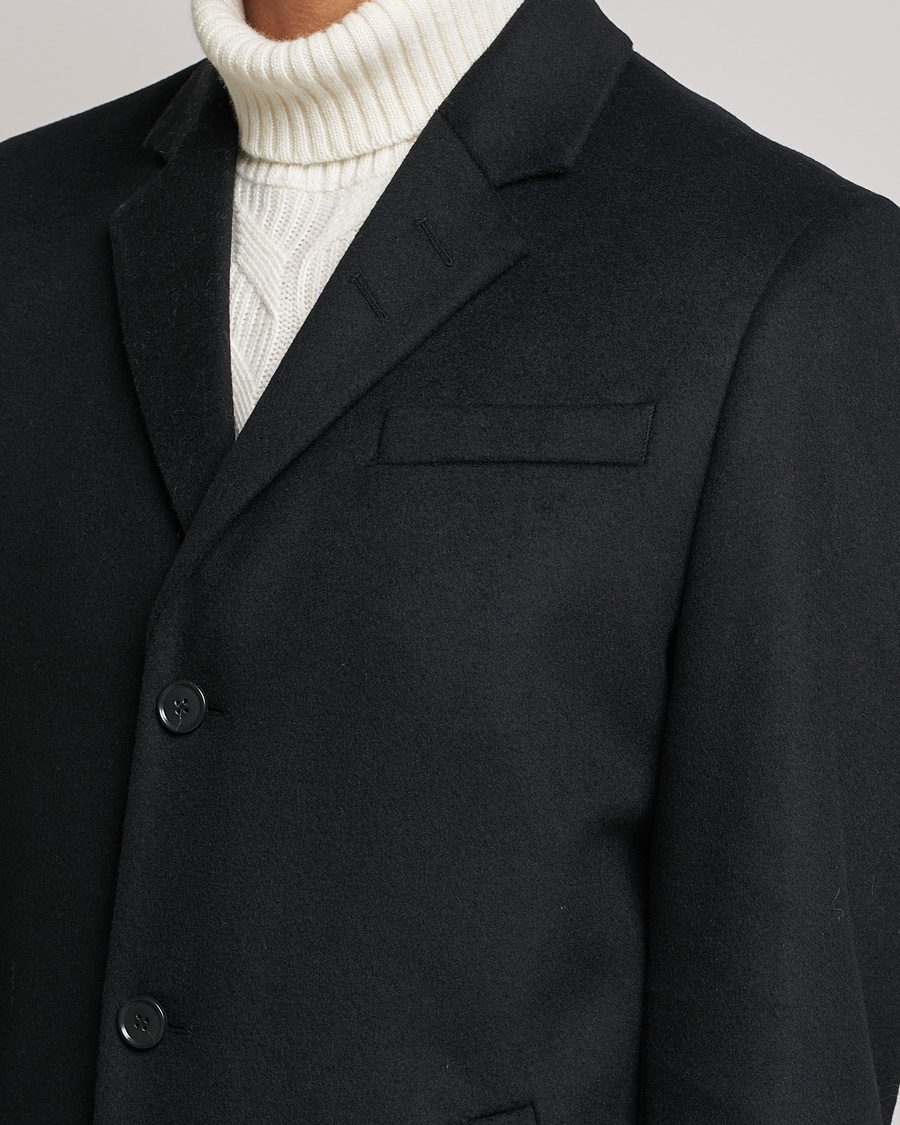 Men | Coats & Jackets | Tiger of Sweden | Cempsey Wool Cashmere Coat Black