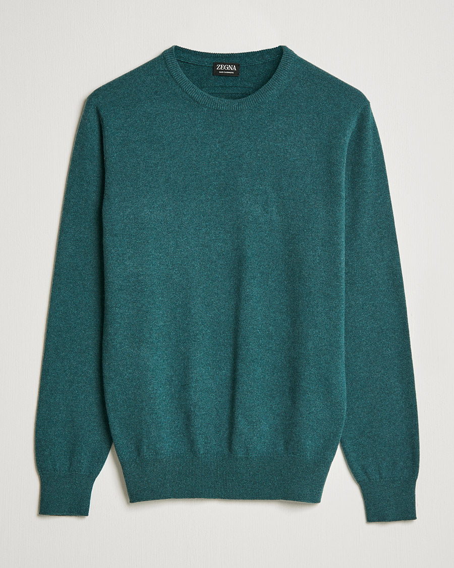 Men | Sweaters & Knitwear | Zegna | Oasi Cashmere Crew Neck Teal