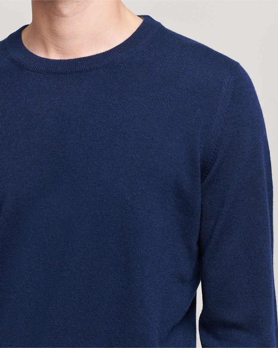 Men | Sweaters & Knitwear | Brunello Cucinelli | 2 Ply Cashmere Pullover Navy