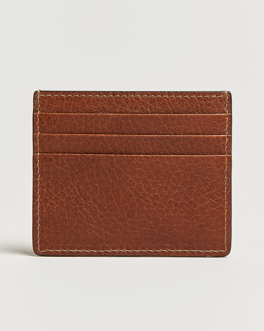 Men | Wallets | Brunello Cucinelli | Grain Leather Card Holder Cognac