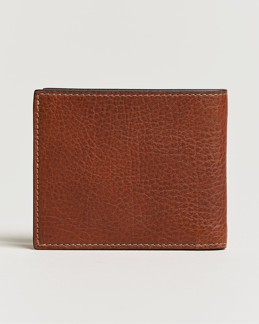 Men | Brunello Cucinelli Grain Leather Wallet Cognac | Brunello Cucinelli | Grain Leather Wallet Cognac