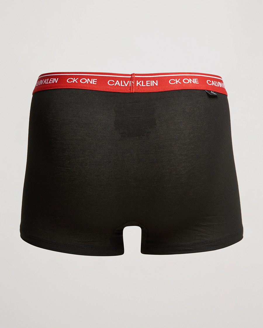 Men | Underwear & Socks | Calvin Klein | Cotton Stretch 7-Pack Trunk Black