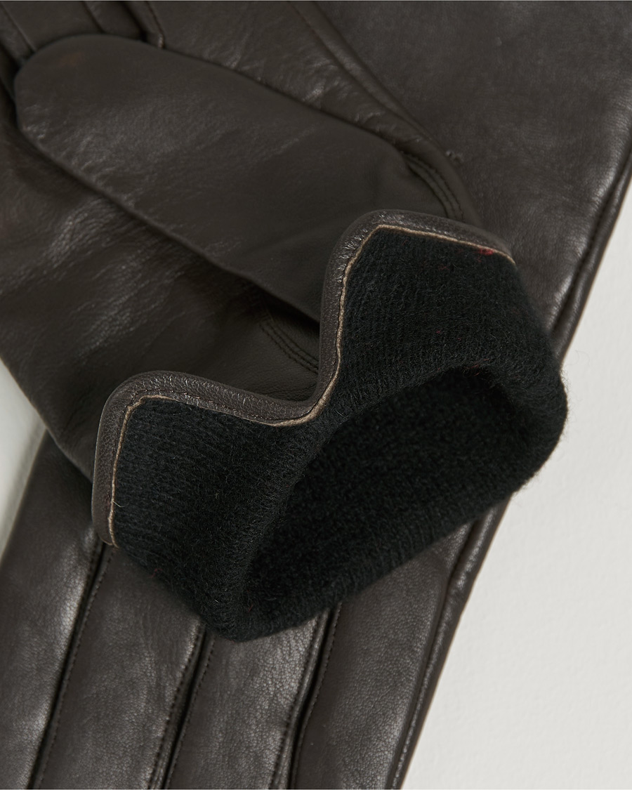 Men | Hainz Leather Gloves Medium Brown | BOSS BLACK | Hainz Leather Gloves Medium Brown