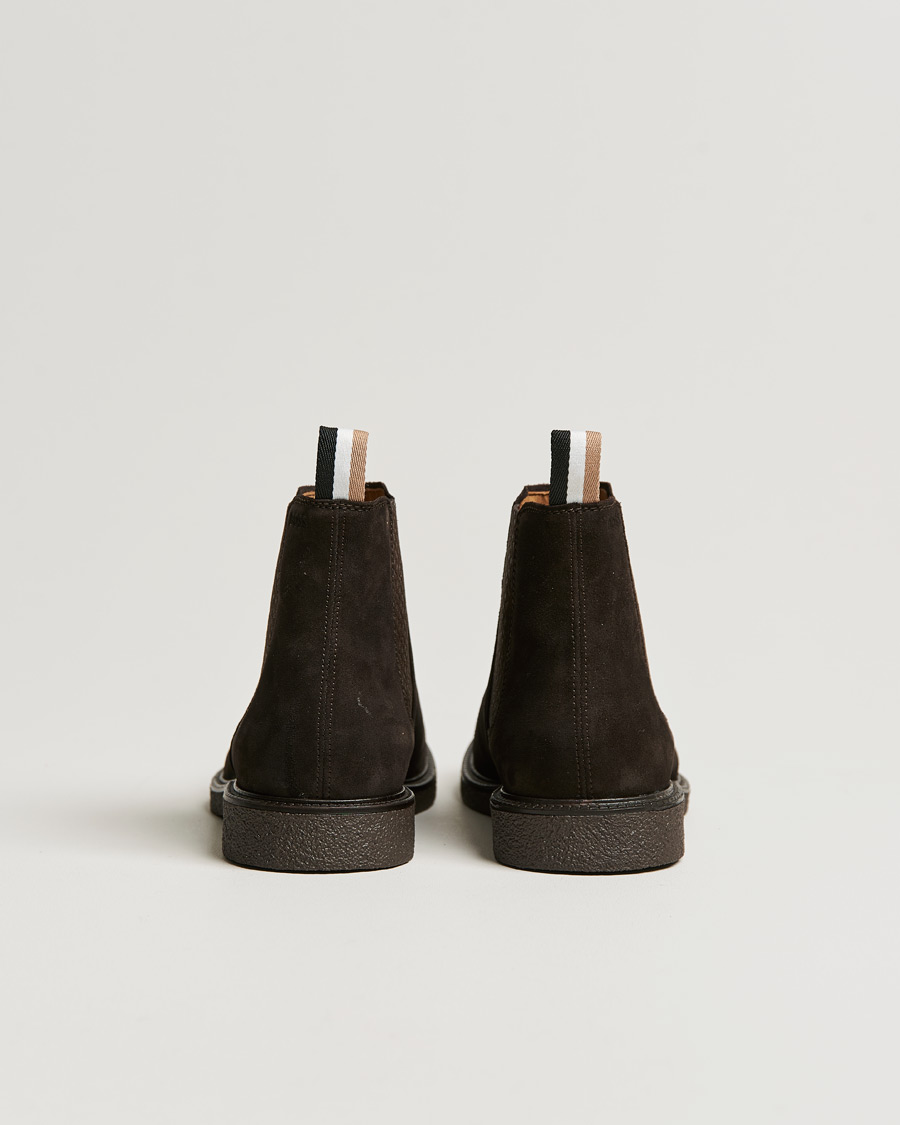 Men | BOSS Tunley Suede Chelsea Boots Dark Brown | BOSS BLACK | BOSS Tunley Suede Chelsea Boots Dark Brown