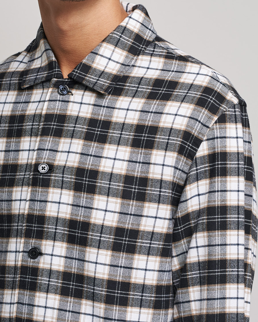 Men | Shirts | BOSS BLACK | Nolan Check Flannel Shirt Black