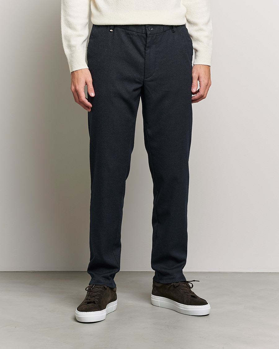 Men | Trousers | BOSS BLACK | BOSS Kane Drawstring Trousers Dark Blue