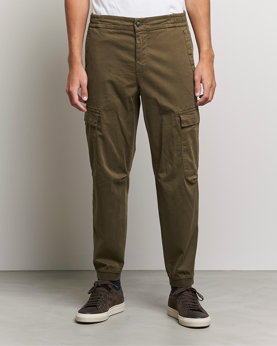 Men | Trousers | BOSS ORANGE | BOSS Casual Sisla Cargo Pants Dark Green