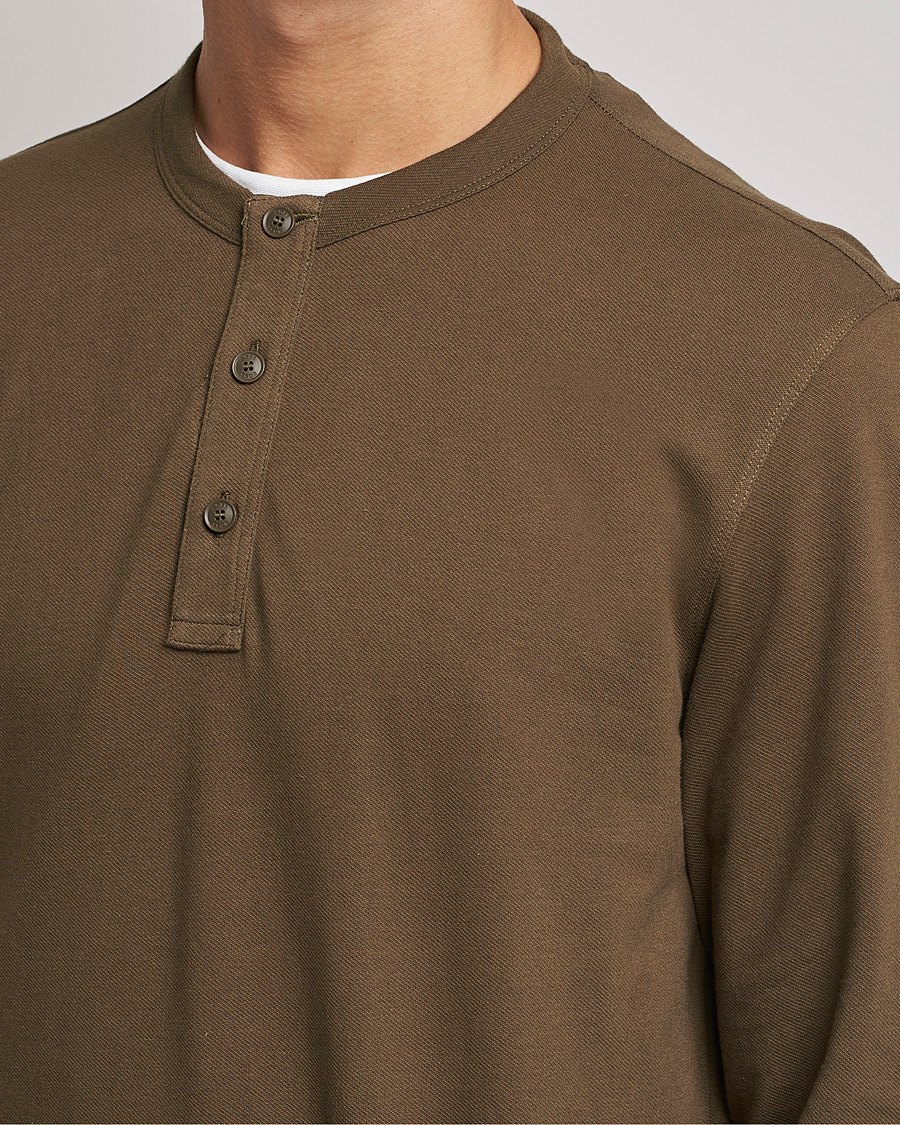 Men | Sweaters & Knitwear | BOSS ORANGE | Teetwill Henley Dark Green