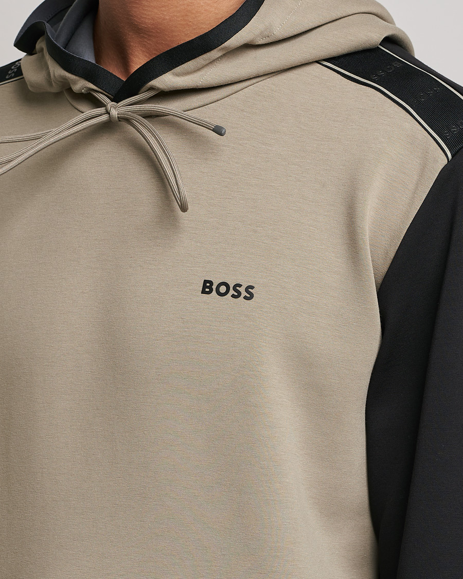 Men | Sweaters & Knitwear | BOSS GREEN | Soody Hoodie Black