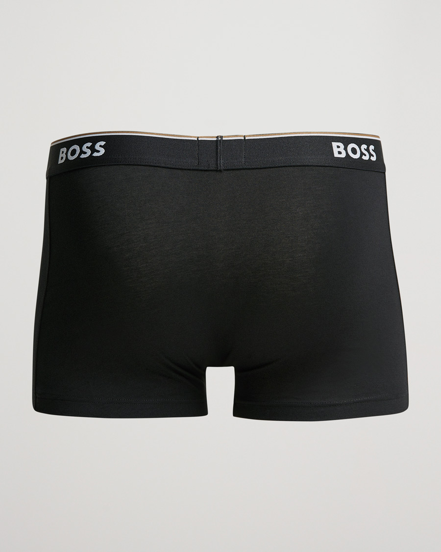 Men | Underwear & Socks | BOSS BLACK | 3-Pack Trunk Boxer Shorts White/Grey/Black