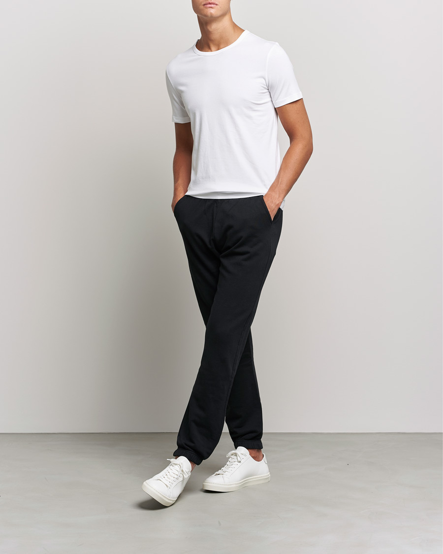 Men | T-Shirts | BOSS BLACK | 2-Pack Crew Neck Slim Fit T-Shirt White