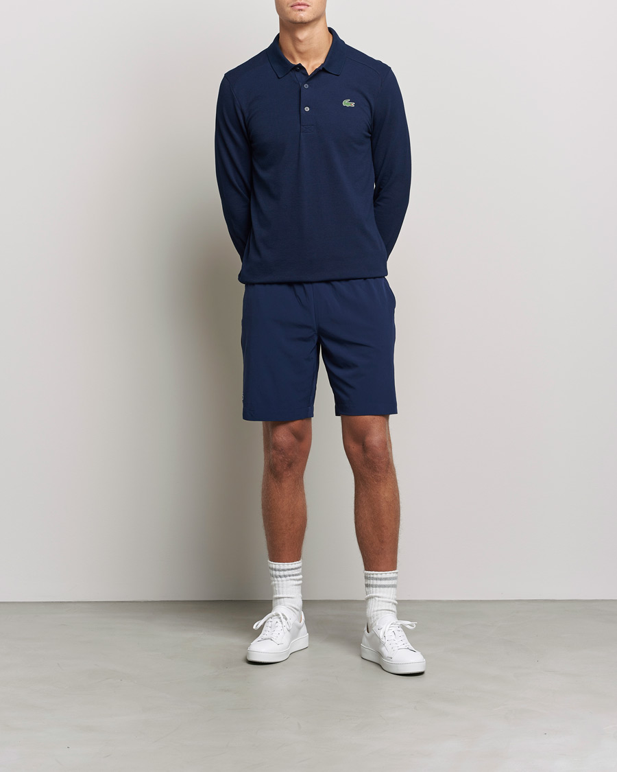 Men | Shorts | Lacoste Sport | Performance Shorts Navy/White