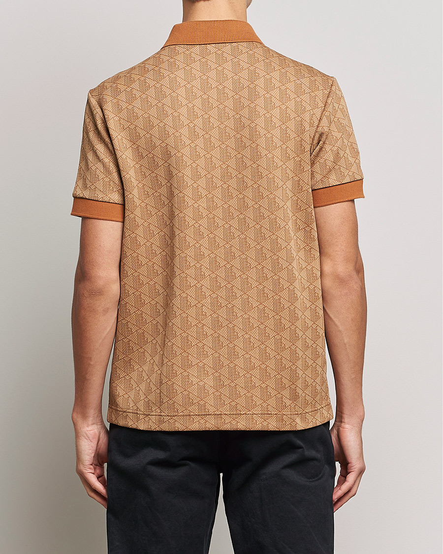 Men | Polo Shirts | Lacoste | Classic Fit Monogram Jacquard Polo Viennese