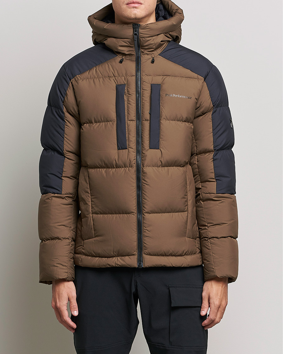 Men | Coats & Jackets | Peak Performance | Rivel Down Seasonal Hooded Jacket Woody Black