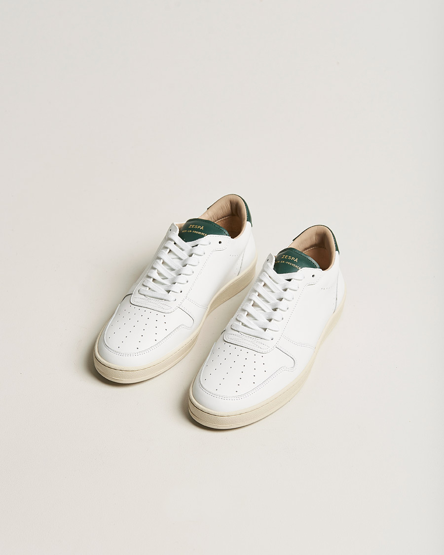 Men | Zespà ZSP23 APLA Leather Sneakers Vert Sombre | Zespà | ZSP23 APLA Leather Sneakers Vert Sombre