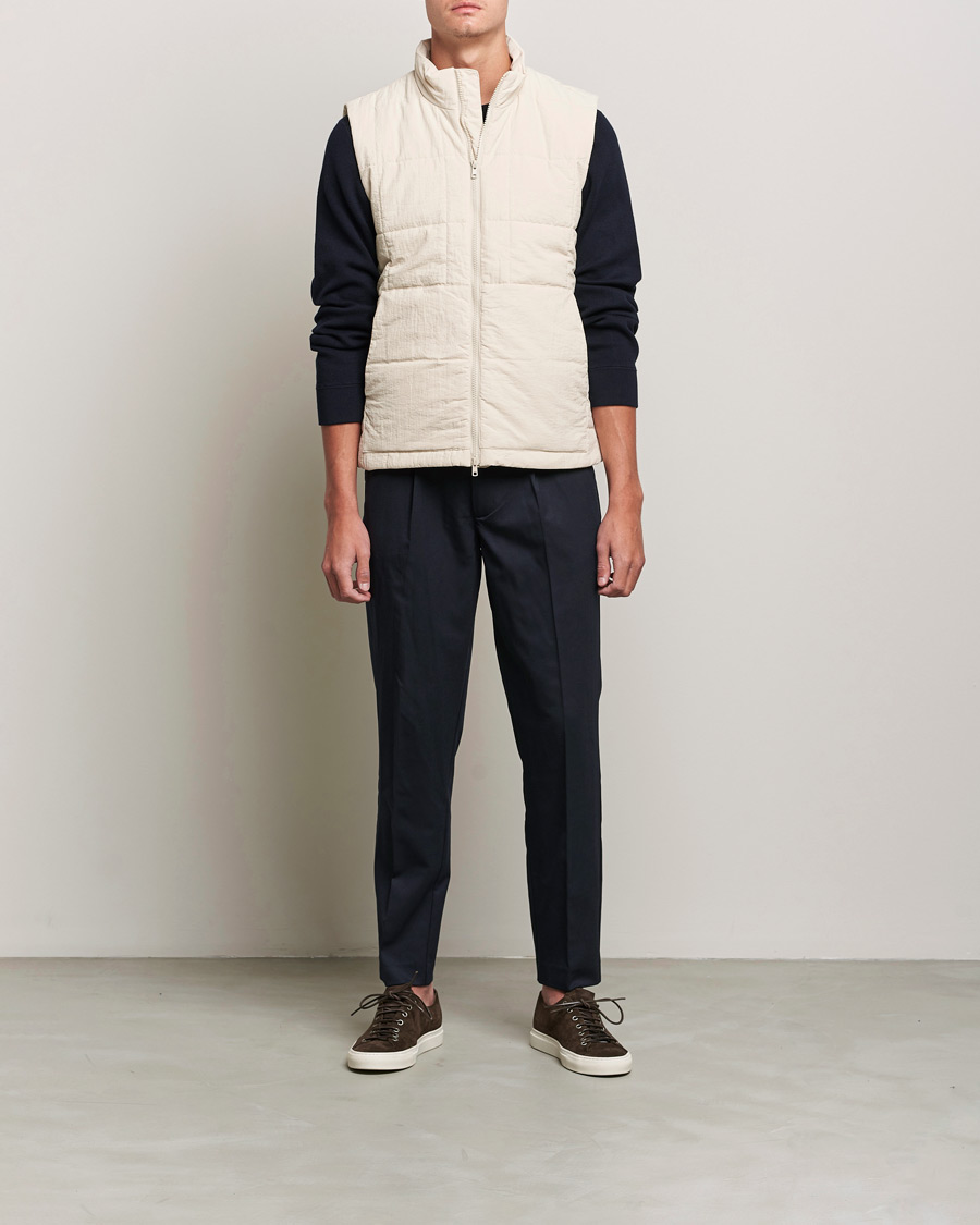Men | Gilets | NN07 | Verve Primaloft Vest Ecru
