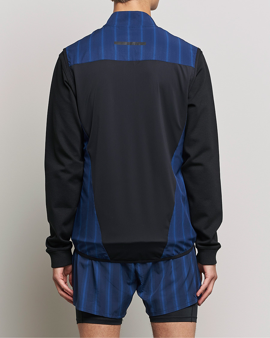 Men | Sweaters & Knitwear | NN07 | Pace Full Zip Vest Navy Stripe