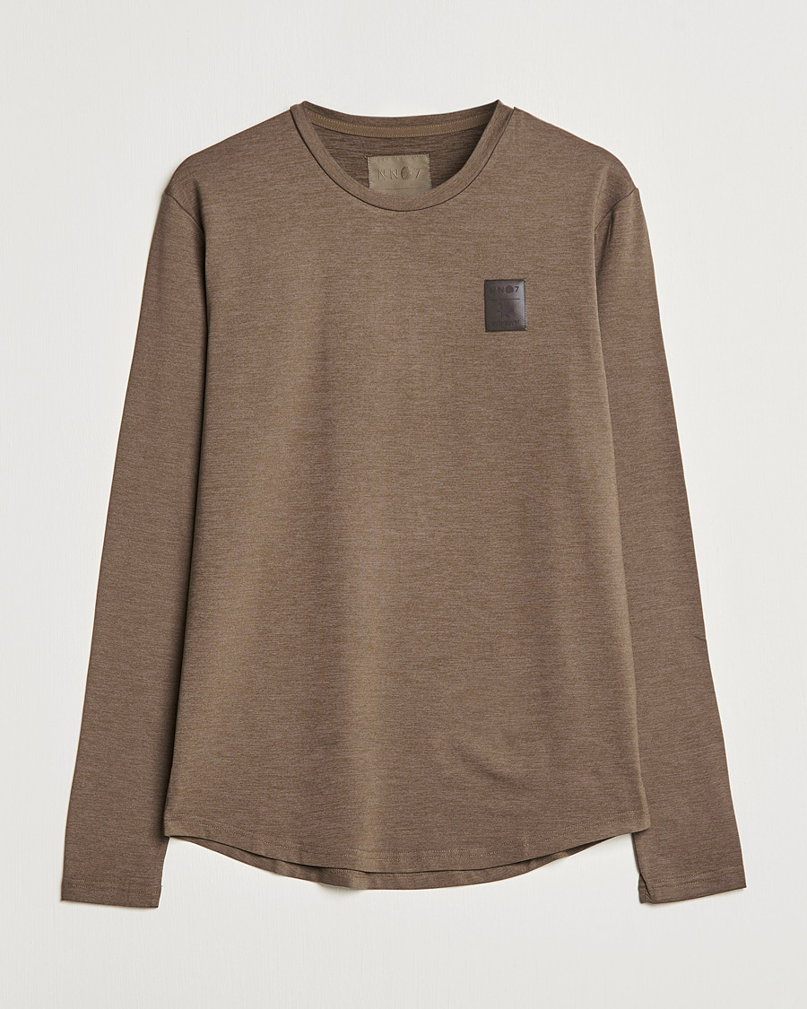 Men | T-Shirts | NN07 | Pace Long Sleeve T-Shirt Clay
