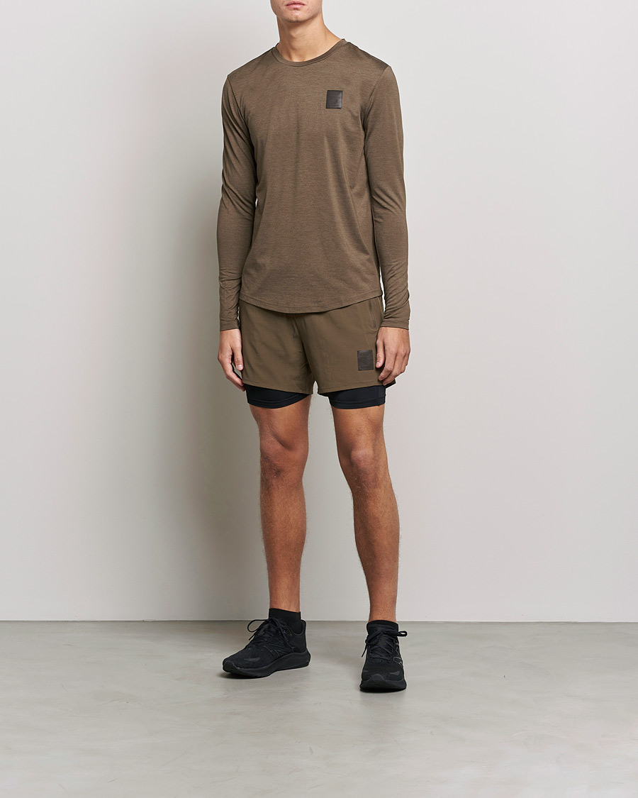 Men | T-Shirts | NN07 | Pace Long Sleeve T-Shirt Clay