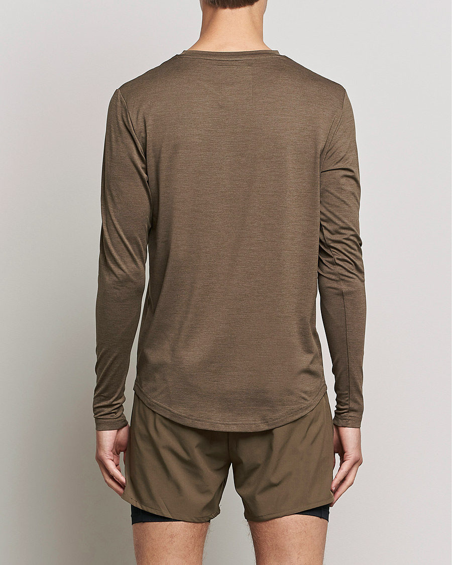 Men | T-Shirts | NN07 | Pace Long Sleeve T-Shirt Clay