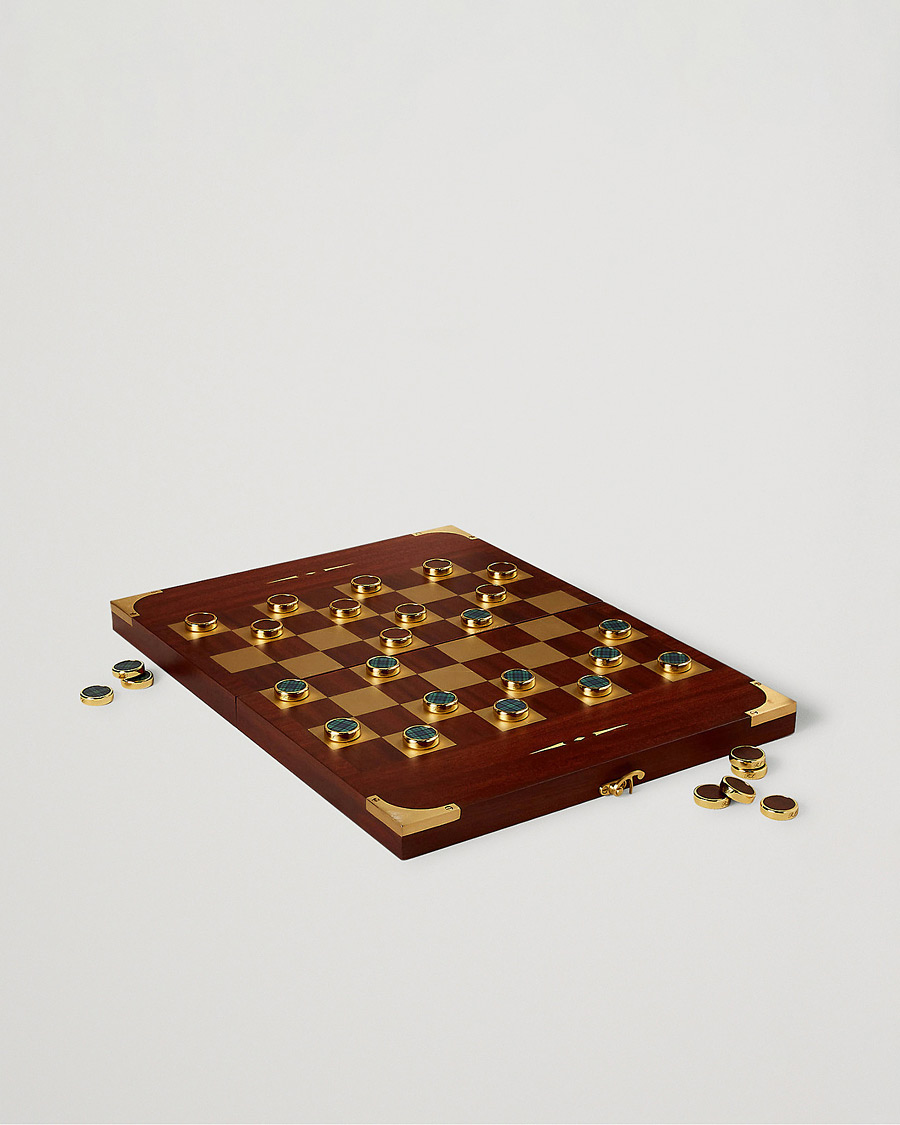 Men | Ralph Lauren Home Parkwood Wooden Backgammon Set Mahogony/Brass | Ralph Lauren Home | Parkwood Wooden Backgammon Set Mahogony/Brass