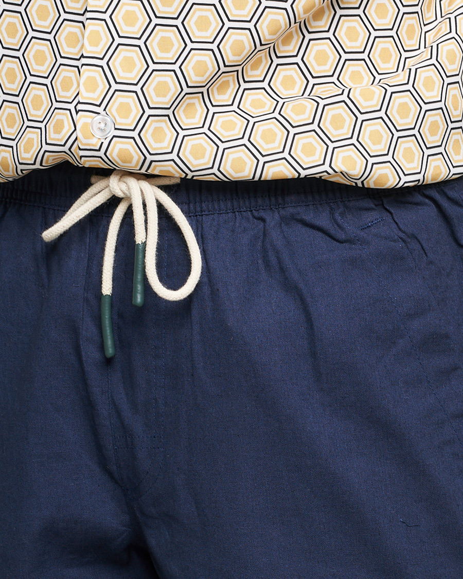 Men | Shorts | OAS | Linen Shorts Navy