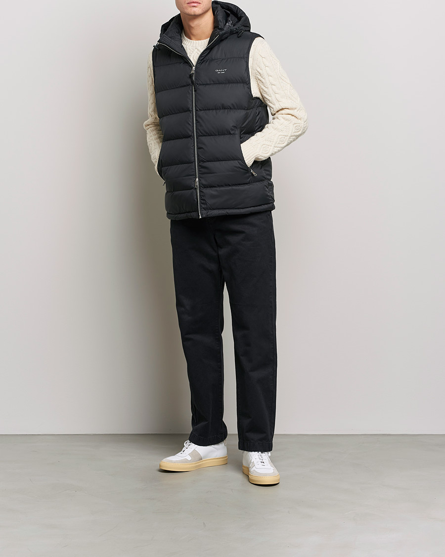 Men | Coats & Jackets | GANT | The Active Cloud Vest Black