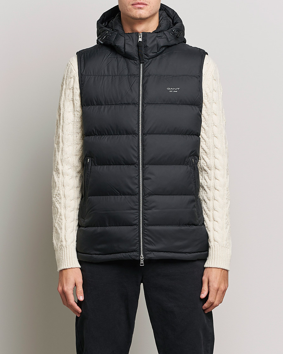 Men | Coats & Jackets | GANT | The Active Cloud Vest Black