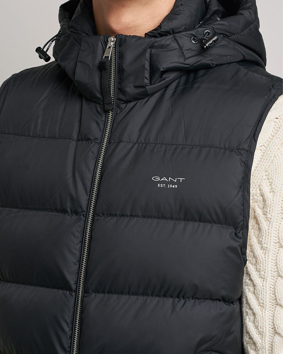 Men | Coats & Jackets | GANT | The Active Cloud Vest Black