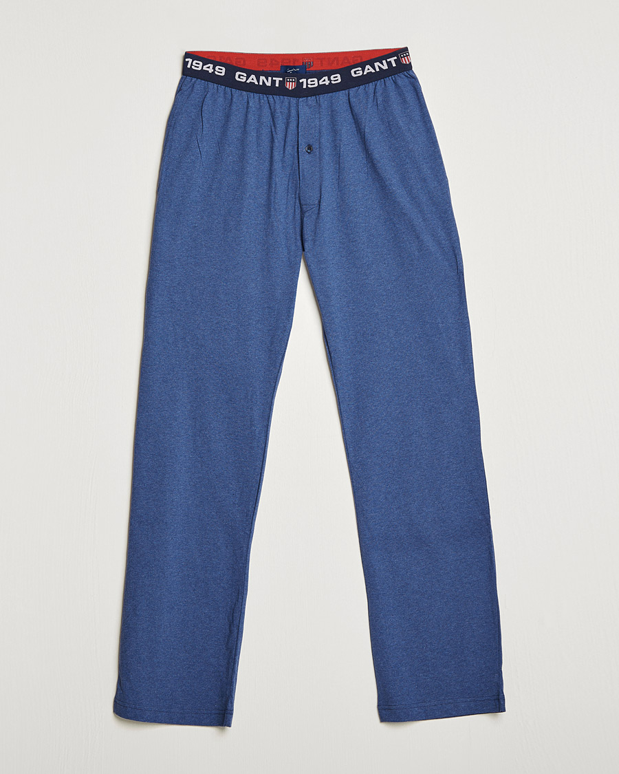 Men | Pyjamas & Robes | GANT | Retro Shield Pyjama Pants Marine Melange