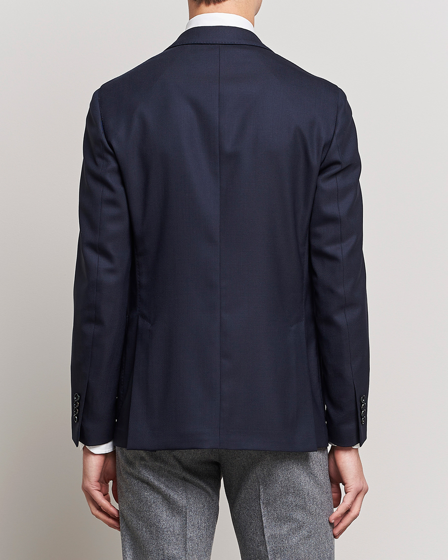 Men | Blazers | Lardini | Patch Pocket Wool Blazer Navy