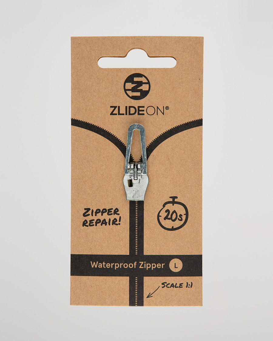 Men | Garment Care | ZlideOn | Waterproof Zipper Silver L