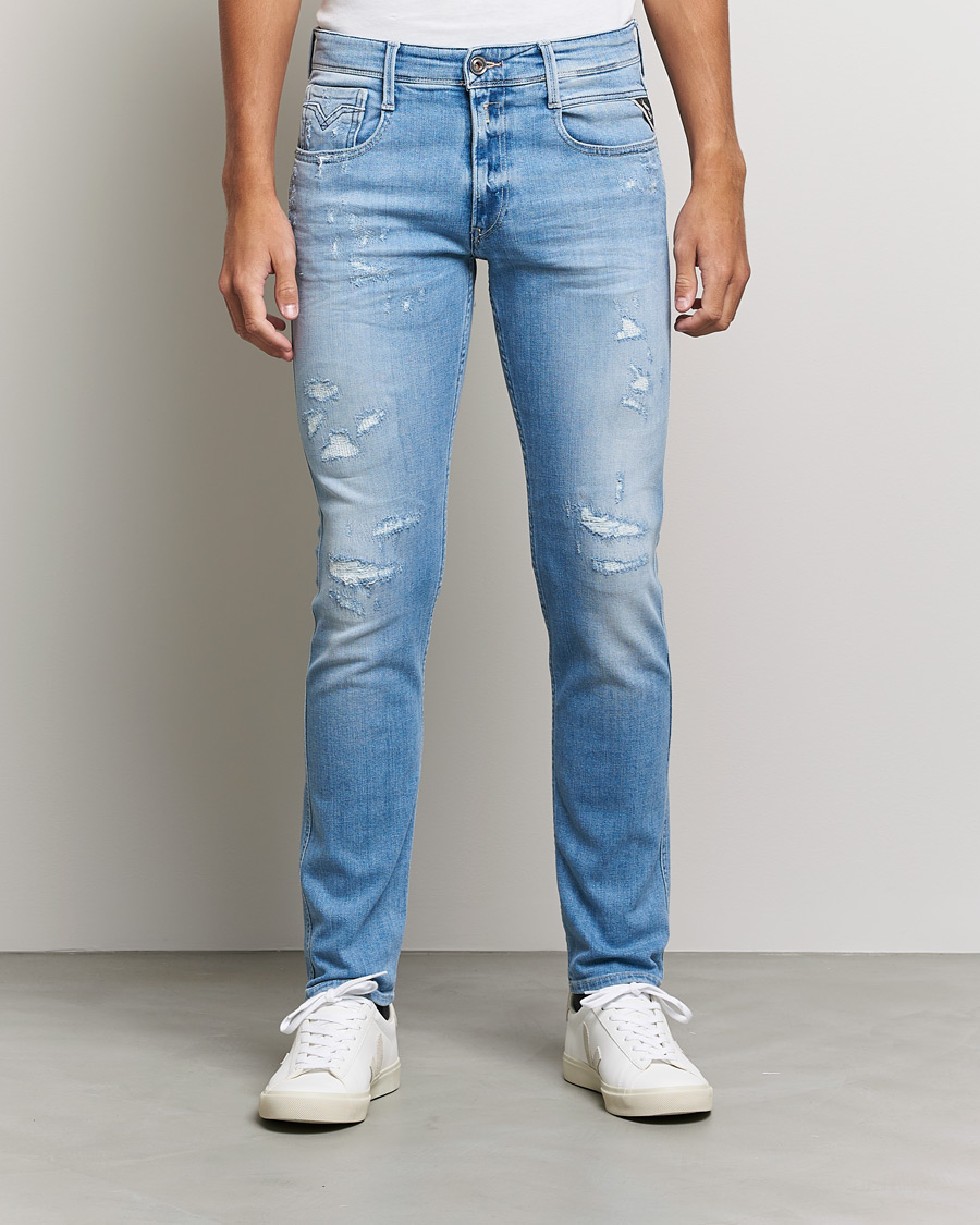 Men | Jeans | Replay | Anbass 20 Years Wash Jeans Light Blue