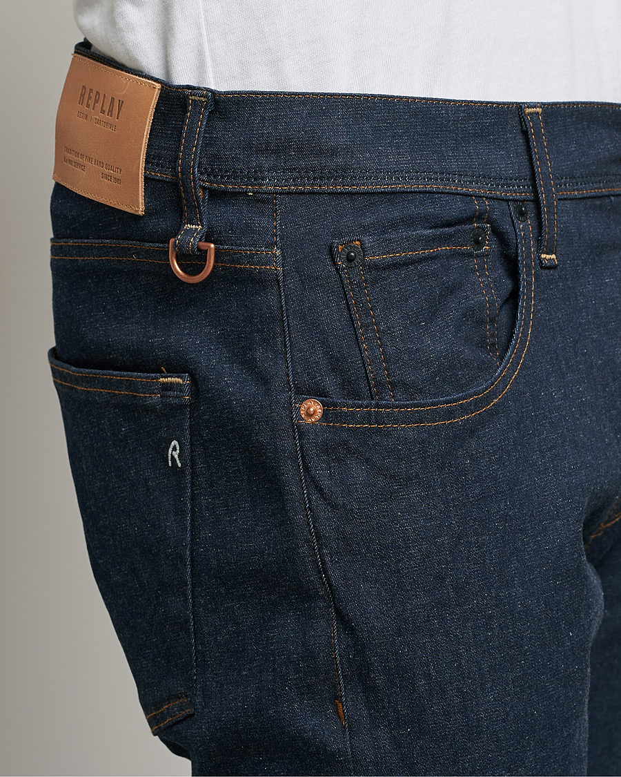 Men | Jeans | Replay | Sartoriale Regular Fit Hyperflex Jeans Indigo Blue